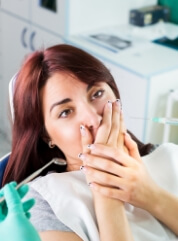 Fearful dental patient in need of sedation dentistry